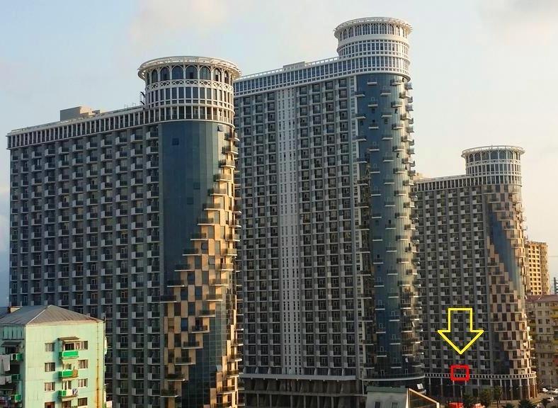 شقة Orbi Sea Towers Block G باتومي المظهر الخارجي الصورة